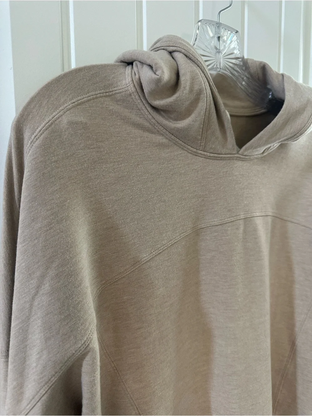 Lululemon Modal Hooded Pullover Taupe Size 12
